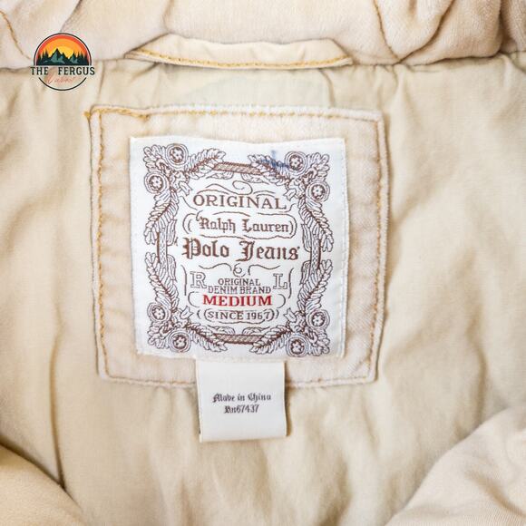 Ralph Lauren Polo White Puffer Vest Quilted Hideaway Hood Size M - Picture 5 of 11